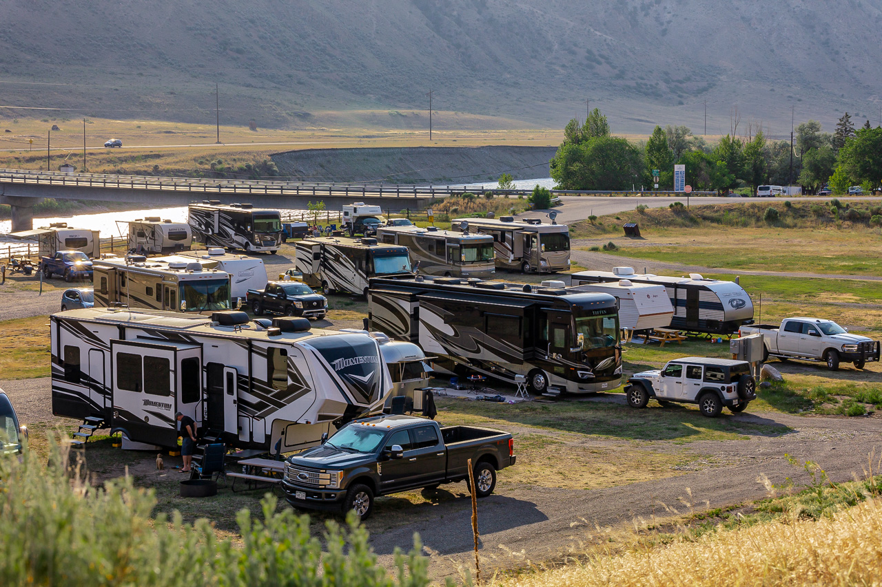 Camping And RV Park Stays In Montana Yellowstone Hot Springs