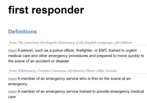 first responder definition